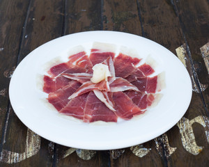 tapa de jamón serrano