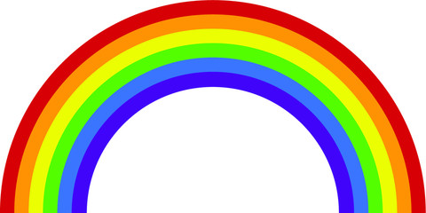 Rainbow pride vector icon 