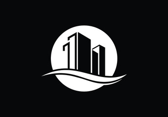 Real estate logo, House logo, Home logo sign symbol