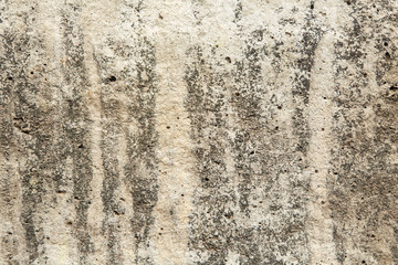 Obraz premium texture of the old wall with water stains and with holes from old age