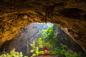 Royal Sala in Phra Nakorn Cave in Khao Sam Roi Yot, Prachuab Khiri Khan, Thailand 