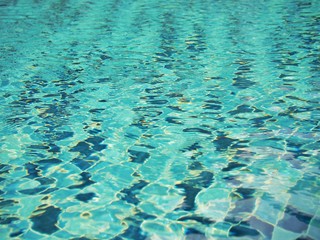 The Abstract pattern formed by water in the swimming pool 