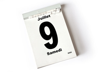  9 Juillet 2022
