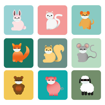 Dans cet &eacute;poque de pand&eacute;mie ou les enfants sont confronter aux nouvelles r&eacute;gl&eacute;s pour interagir avec la soci&eacute;t&eacute; ... les petits animaux pour adoucir le message.