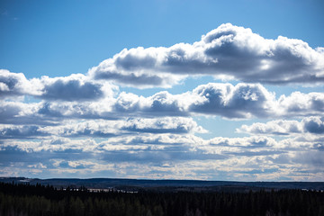 Cloud formation in central Finland 
