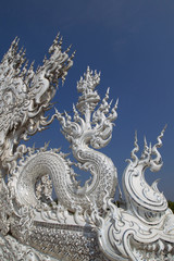 White temple of Wat Rong Khun, Thailand