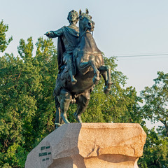 Monument To Peter The Great "The Bronze Horseman"