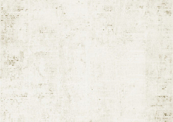 Fototapeta premium Old vintage grunge newspaper paper texture background.