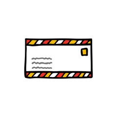 mail doodle icon