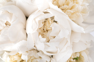 White peony bouquet  © Kristina Nekrich 
