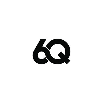 6q letter original monogram logo design