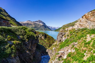 Alpine water reservoirs - Silvretta Speicherseen