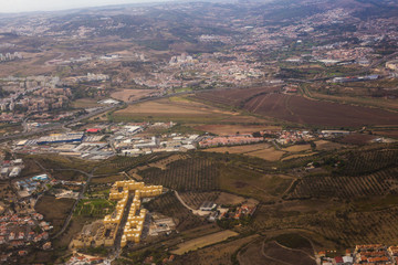 Fototapeta premium Aerial View of Lisbon city