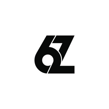 6z letter original monogram logo design