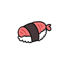 sushi doodle icon