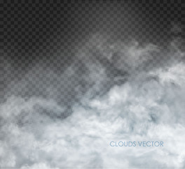 fog and smoke isolated on transparent background