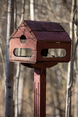 wooden bird house