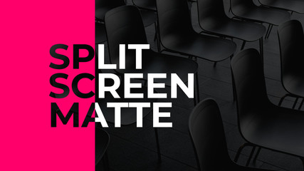Split Screen Matte Title