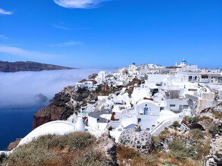 oia village santorini greece