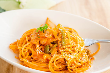 スパゲティ　ナポリタン
