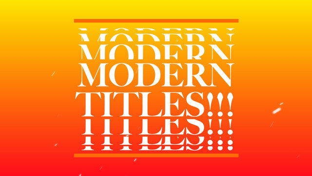 Modern Multiply Titles