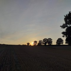 Ernstberg Sonnenuntergang