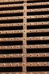rusty grille