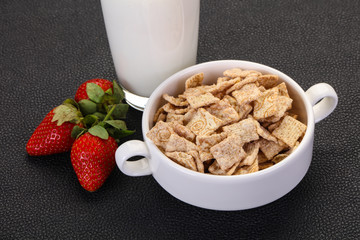 Wheat flakes for breakfast