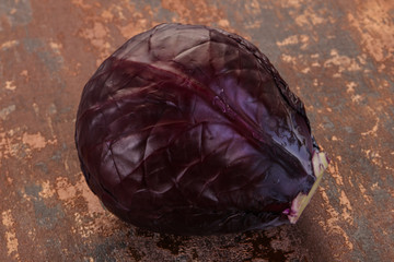 Red bright cabbage