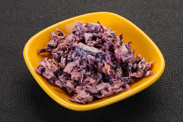Cole slaw salad with cabbage