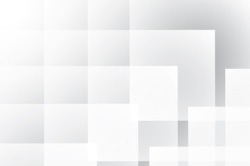 Abstract geometric white and gray color background.  Vector, illustration.