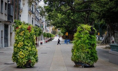 Obraz premium Málaga - Covid19