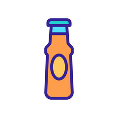 canned jar for long food storage icon vector. canned jar for long food storage sign. color symbol illustration