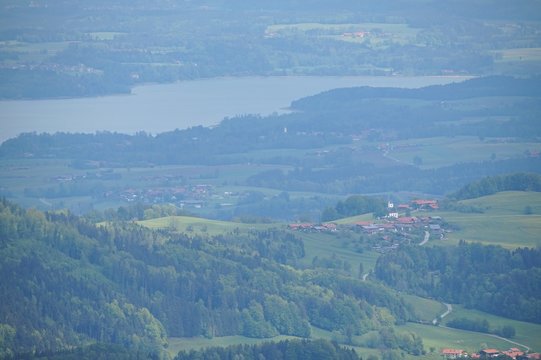 Simssee aus der Ferne