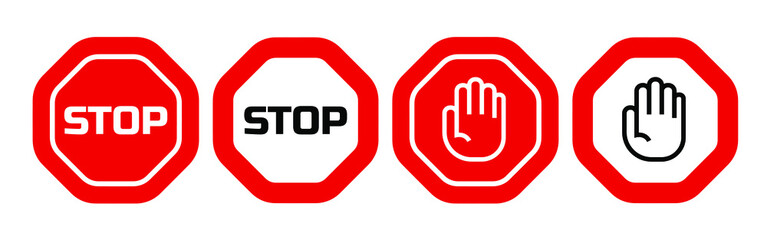 emergency stop sign