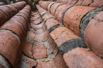 detail of a historic church