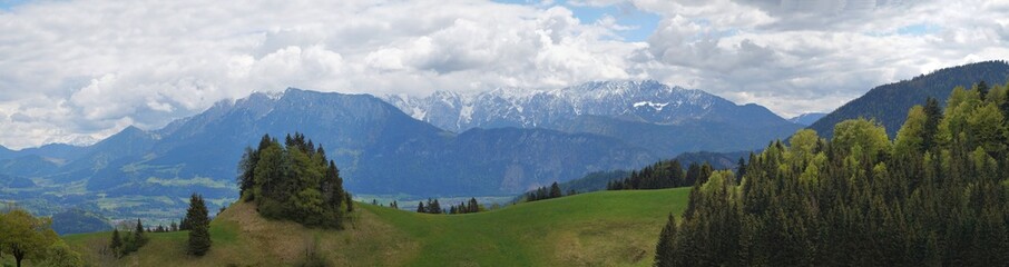 Obraz premium Inntal-Panorama bei Regau