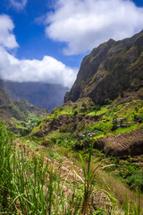 Paul Valley landscape in Santo Antao island, Cape Verde