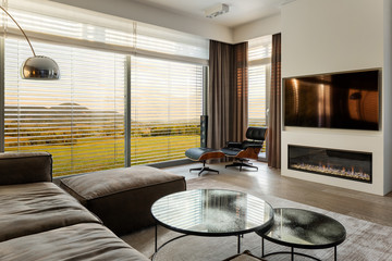 Luxury designed living room