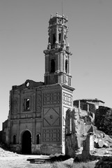 Obraz premium Iglesia de San Martin de Tours, Belchite