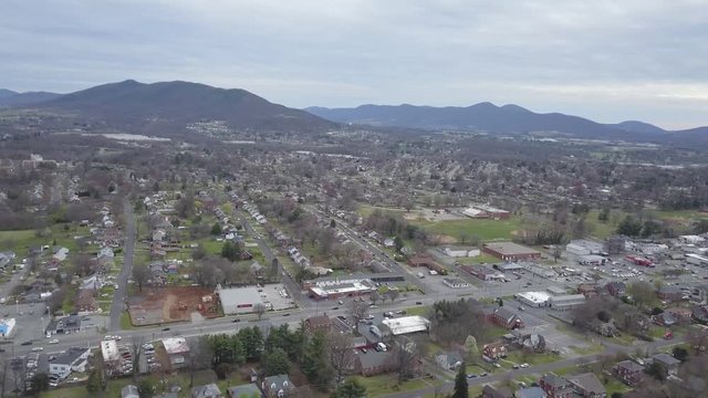 Maryland Ciudad vida comun cuarentena ambiente supermercado solo drone parqueo solo 4k
