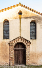 View on the church of San Martino in the village of Este in the province of Padua, Veneto - Italy