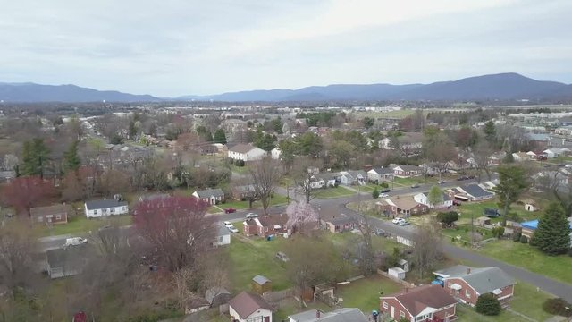 Maryland Ciudad vida comun cuarentena ambiente drone parqueo solo 4k barrio comun viviendas