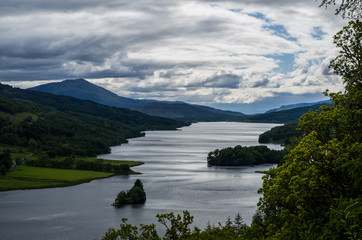 Fototapeta premium Queen's View, Loch Tummel, Scotland 