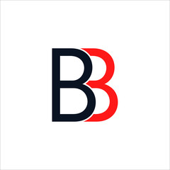 Fototapeta premium Letter B logo, Vector Art minimalist, flat, Concepts, Abstract, Company logos, Multi colors, Brilliant concept for business startups, Variations of B, Letter B Explorations, Lineart Vectors