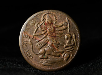1835 copper coin of India 
