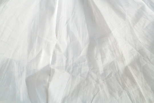 Whate wrapping paper parchment texture. Horizontal freme