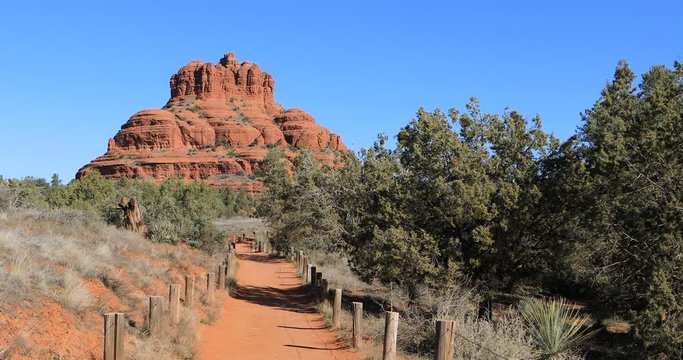 Bell Rock Trail view in Sedona, Arizona, United States 4K