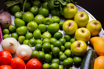 Some delicious fresh vegetables on a table