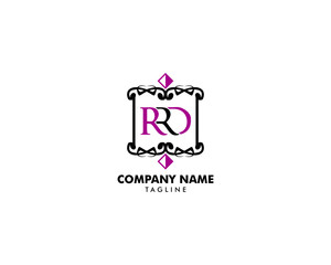 Initial Letter RRD Design Logo